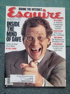 Esquire Magazine For Men December 1994 Vol 122 No 6 David Letterman - Picture 1 of 3