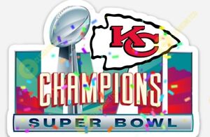  Kansas City Chiefs Super Bowl LVII 57 CHAMPIONS MAGNET - NFL Mahomes superbowl