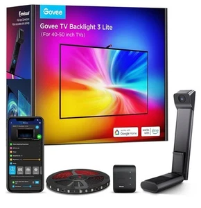 Govee TV Backlight 3 Lite with Fish-Eye Correction Function Sync 40-50” H60971d1 - Picture 1 of 5