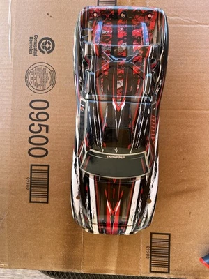 Traxxas 1/10 Rustler 2WD VXL * Body, Red * 3750R - Image 1 of 4