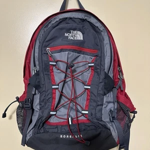 The North Face Borealis Backpack AJVF +58 Red Asphalt Chili Pepper - Picture 1 of 7