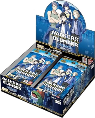 Digimon card Booster pack HACKERS' SLUMBER Box BT-23 Japanese - Image 1 of 2