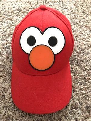 Gorra de béisbol Elmo Sesame Street Face ajustable para niños pequeños rojo cobre Foto 1 de 4