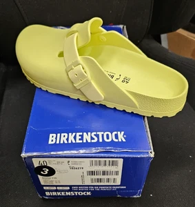 Birkenstock Boston EVA Mules slip-on popcorn da donna (9 US) 40 euro stretti - Foto 1 di 7