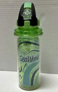 Sea World Green Swirl isolierte doppelwandige Reise Sipper Trinkflasche 20oz - Bild 1 von 10