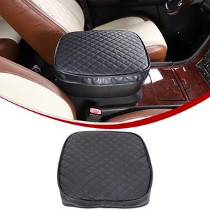 PU Leather Car Armrest Box Handrest Cover Case For Cadillac Escalade 2007-2014 - Picture 1 of 12