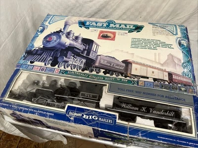 Bachmann Big Haulers The Fast Mail N. Y. C. William K Vanderbilt Train Set 4-6-0 - Image 1 of 4