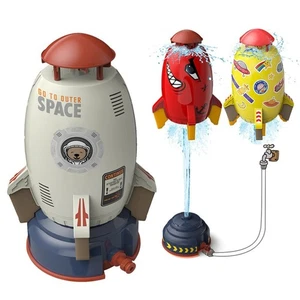 Wasser-Druck Rakete Sprinkler Spielzeug - Outdoor Rasen Soaker Launcher für Kinder Spaß - Bild 1 von 24