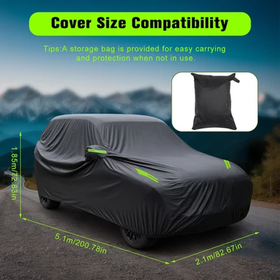For Toyota Highlander 4Runner SUV Full Car Cover Waterproof Cover Protection - Image 1 of 4