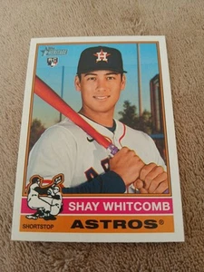 Topps Heritage 2025 #382 Shay Whitcomb Houston Astros Rookie Card RC - Picture 1 of 1