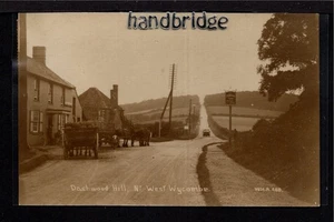 West Wycombe - Dashwood Arms on Dashwood Hill - real photographic postcard - Picture 1 of 2