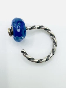 Trollbeads - Anillo de cambio retorcido - Anillo de plata de ley 925 talla 54/7 solamente - Imagen 1 de 4