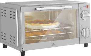 Minibackofen, 9L Arbeitsplatte Elektrogrill, Toaster Backofen mit einstellbarer Temperatur - Bild 1 von 12