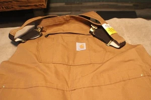 Carhartt Firm Duck Insulated Bib Overall Loose Fit 3XL TALL 104393-BRN - Bild 1 von 4