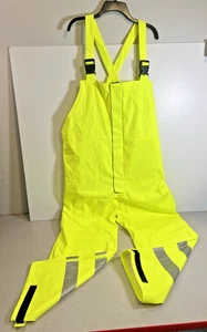 NWT FR Dritex Ballyclare High Vis Stretch Waterproof Bib Overalls Size 2XL(E-14) - Picture 1 of 11