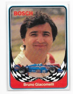 1986 Bosch Indy Racing BRUNO GIACOMELLI Trading Card - Picture 1 of 2