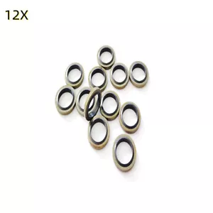 12Pcs Cummins 12mm Banjo Bolt Seals Fuel Line Sealing Washer 12V 24V 5.9 3963983 - Picture 1 of 8