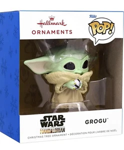 NEU Hallmark Funko Pop! Star Wars mandalorianisches GROGU Baby Yoda Weihnachtsschmuck - Bild 1 von 4