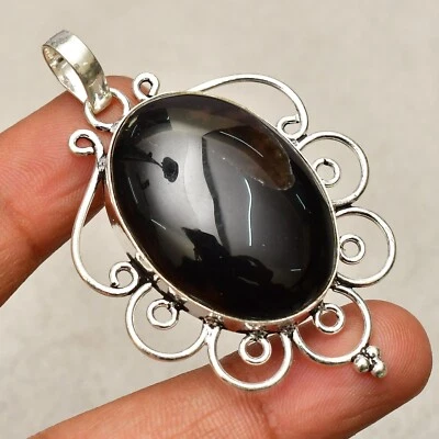 Ciondolo gioiello fatto a mano in argento sterling 925 con pietra preziosa on... - Immagine 1 di 4