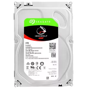 Festplatte Seagate 3TB ST3000VN007 5900Rpm 64Mb Cache NAS HDD Sata III IronWolf - Picture 1 of 5