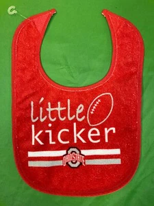 Pechera bebé bebé paño infantil Buckeyes estado de Ohio NCAA OSFM - Imagen 1 de 2