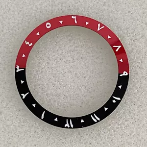 38mm Arabic Numerals Dual-color Watch Bezel Insert Replacement fit 40mm Case - Picture 1 of 43