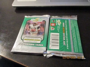 2 unopened wax packs 2001 score football brees rookie year - Picture 1 of 1