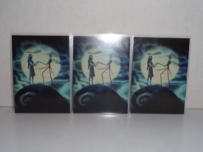 3 SDCC Promo Cards Disney's "The Nightmare Before Christmas" Blu Ray Release HTF - Image 1 of 3