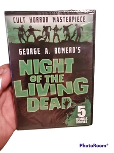 Night Of The Living Dead PLUS 5 Bonus Movies (DVD)  NEW Sealed - Picture 1 of 3