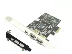 PCI-Express to 3Ports IEEE 1394a 2x6-Pin+1x4-Pin DV Capture Firewire Card+8cm - Picture 1 of 5