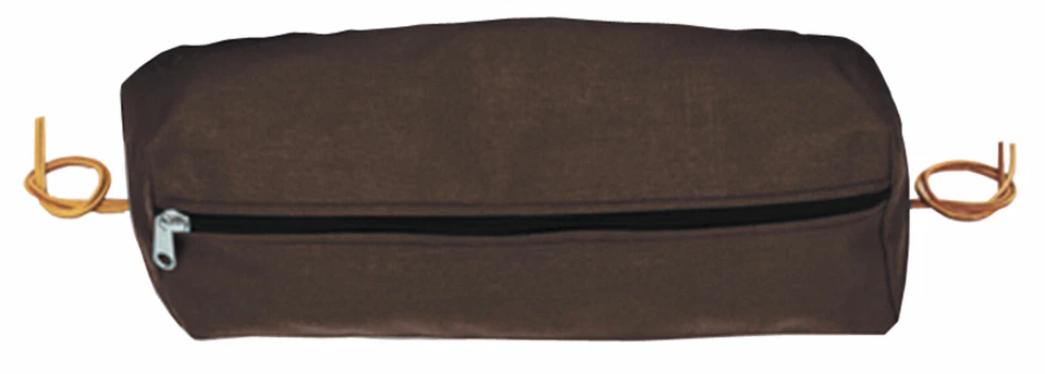 Weaver кожи прямоугольный нейлона Cantle сумка, большой, коричневый, 15-0142-BR - Изображение 1 из 1