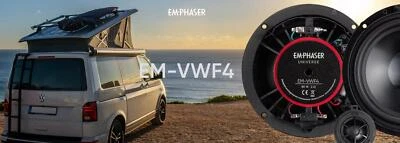 EMPHASER EM-VWF4 Plug & Play 2-Wege Lautsprechersystem kompatibel mit VW T6.1 - Bild 1 von 4