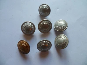 FREMDENLEGION 7 ALTE KNÖPFE 23mm 21mm verschiedene Fabriken - Bild 1 von 3