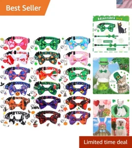 Patriotic & Festive 18 Cat Collars Set – Perfect for Every Celebration! - Picture 1 of 10