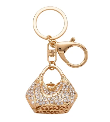 Women's Fashion Keychain Crystal Keyring / Handbag Charm  Bag Purse New - Image 1 of 4