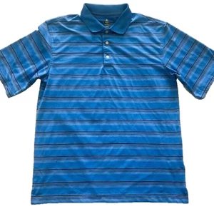 Bolle Golf Poloshirt Herren mittel gestreift blau kurzarm lesen - Bild 1 von 6