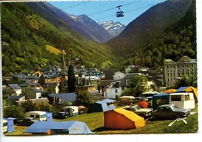 CP 65 Hautes-Pyrénées - Cauterets - Vue Générale - Camping Vintage • 4.23€