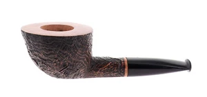 Pipe BACIGALUPI 1 ANCORA brown sandblasted shape pot nose warmer central hole - Picture 1 of 10