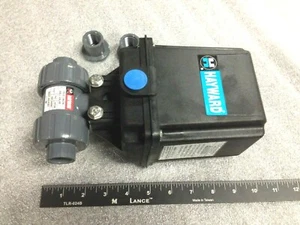 Hayward  EAUTB105STV 1/2" PVC Actuated True Union Ball Valve  - Picture 1 of 6