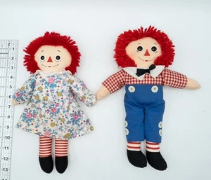 "Muñecas Raggety Ann y Andy vintage de 12"" Knickerbocker" - Imagen 1 de 6