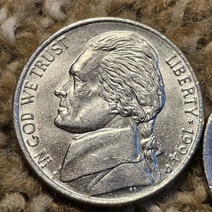 1994 D Nickel Circulated Error Coin - Picture 1 of 17