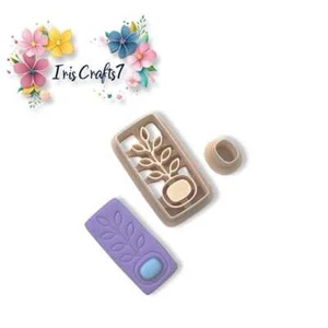 Organic Modern 6 Polymer Clay Cutter - Jewellery Making Tools - Picture 1 of 5