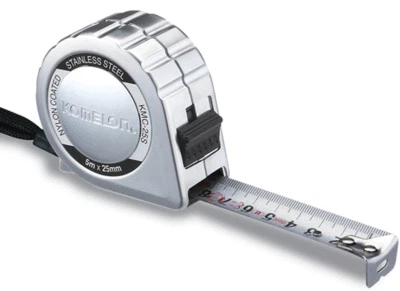 Komelon STAINLESS Tape Measure 5m x 25mm KMC-25S Metric kor - Image 1 of 3