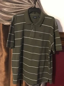 * Herren IZOD Poloshirt Olivgrün Golf Oberteil Kurzarm Herren Gr. XL X Large - Bild 1 von 6