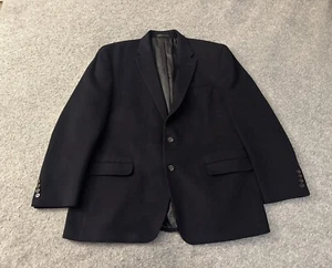Lauren Ralph Lauren Sports Coat Navy 46R Mens Wool Blazer - Picture 1 of 10