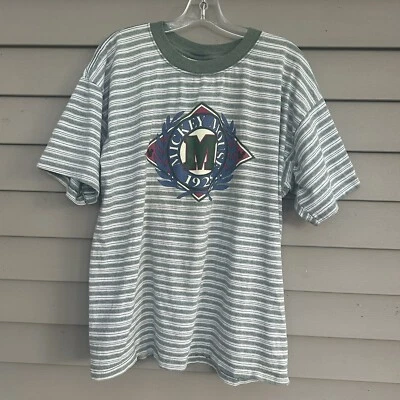 Camiseta De Colección Mickey Mouse Rayas Mickey & Co Hombre’s 80s XL Patinador Foto 1 de 4