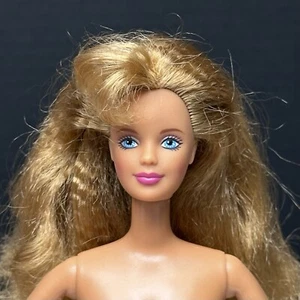 1998 Mattel Butterfly Art Barbie Puppe #20359 Vintage Y2K nude blonde Haare - Bild 1 von 14