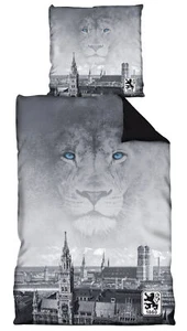 TSV 1860 Monaco Lenzuolo reversibile "Skyline" 135 x 200 cm - Foto 1 di 1