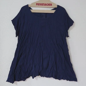 ROPA PRIVADA Camisa Túnica Línea A Algodón Orgánico 44-46-48(2) COMIDA 'tendones' Azul - Imagen 1 de 3