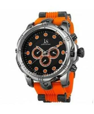 Reloj suizo multifunción Joshua & Sons para hombre - 3 subesferas, día, fecha y GMT encendido Foto 1 de 2